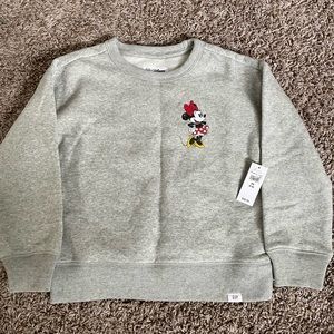 NWT girls Minnie Mouse sweatshirt